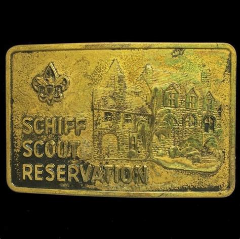 Bsa Boy Scout Schiff Scout Reservation New Jersey Rare Brass Etsy