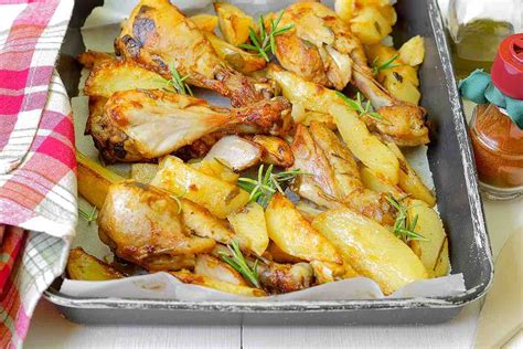 Cuisse De Poulet Pomme De Terre Au Four Arouisse