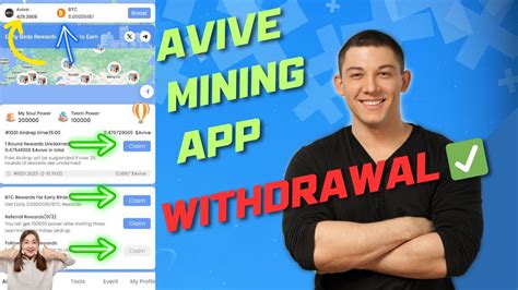 Avive Mining App Bitcoin Withdrawal Updates VV Coin BTC