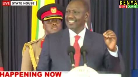 President Ruto Speech Today During Cabinet Swearing In At State House