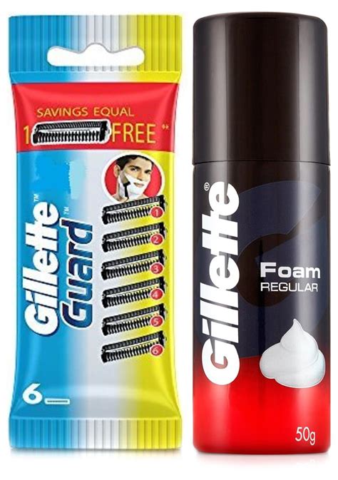 Buy Gillette Classic Regular Pre Shave Foam G Guard Manual