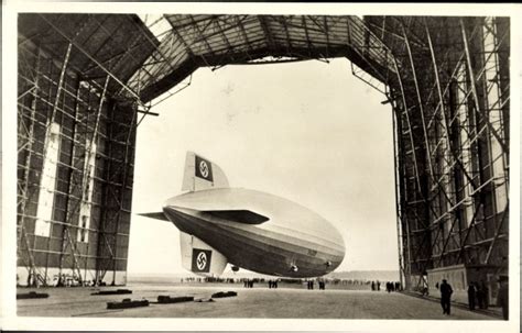 Ansichtskarte Postkarte LZ 129 Hindenburg Zeppelin Akpool De