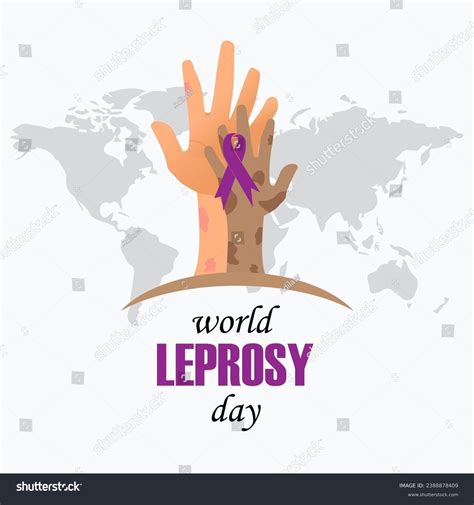 World Leprosy Day Vector Illustration World Royalty Free Stock