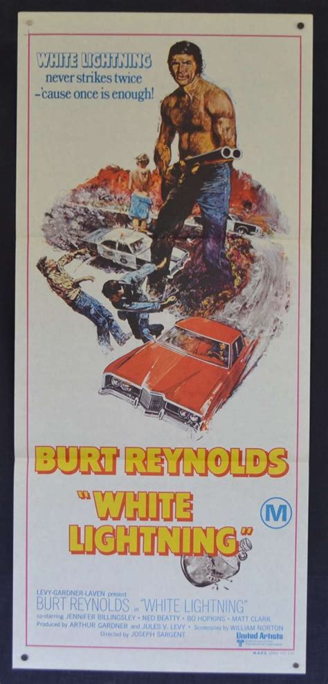 All About Movies - White Lightning Movie Poster Original Daybill 1973 Burt Reynolds Gator