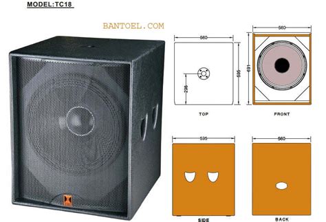 Ukuran Box Subwoofer Jbl Single Lapangan