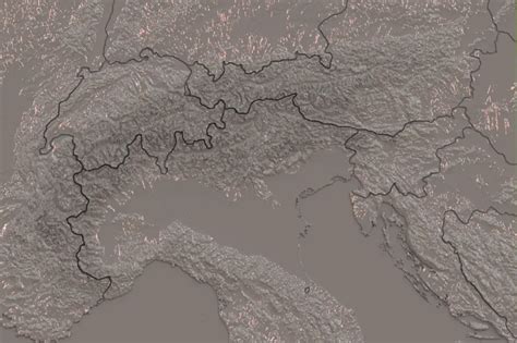 alps topologylandscape map  countries  orasek makerworld