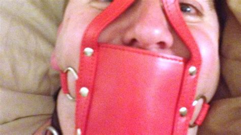 BBW Teases Harness Gagged Man Bound To BedBBW DominationBBW Bondageman In Bondagemale