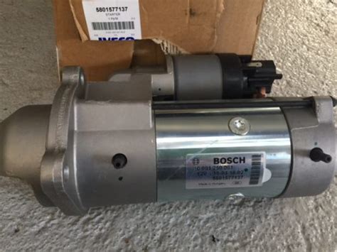 Iveco Bosch Starter Motor Marine Engineering Services