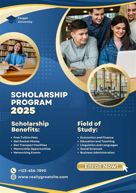 Free And Customizable Scholarship Templates