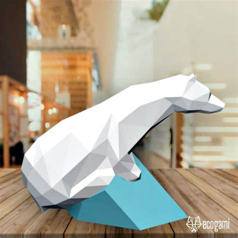 Festive Printable Paper Craft Models From Ecogami