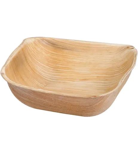 Areca Palm Leaf Square Bowls Eco Swags