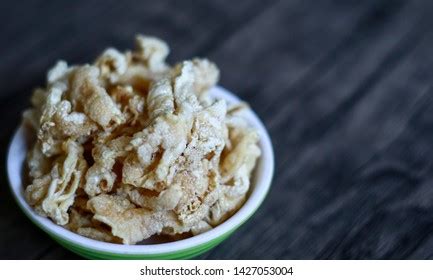 emping kind indonesian snack snack form stock photo