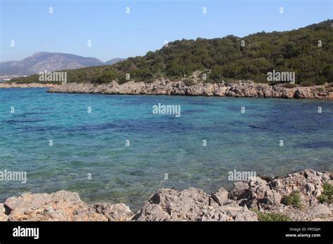 A Small Seaside Town Bodrum Stock Photo Alamy