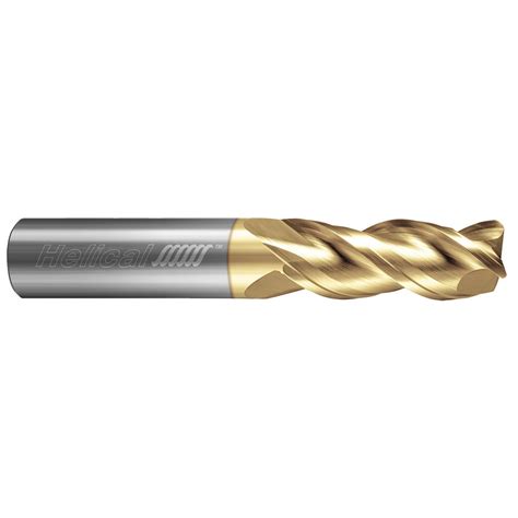 Helical Solutions Corner Radius End Mill 1 8 Dia 3 8 LOC 0 03