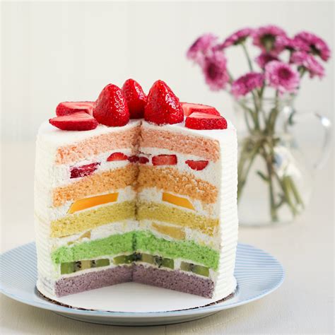 Thirsty For Tea Chinese Bakery Rainbow Cake