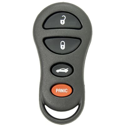 Four Button Key Fob Replacement Remote For Chrysler Dodge And Jeep