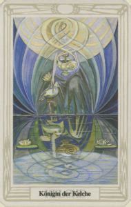 Tarotkarte Königin der Kelche im Crowley Thoth Tarot tarot de