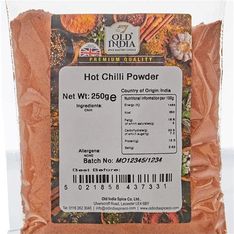 Old India Hot Chilli Powder G Authentic Spice Blend Pack Of Buy Now With Express