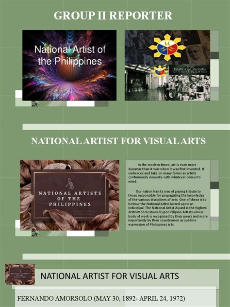 National Artist For Visual Arts | PDF | Paintings | The Arts