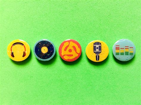 Retro Music Magnet Sets Refrigerator Magnets Home Office - Etsy