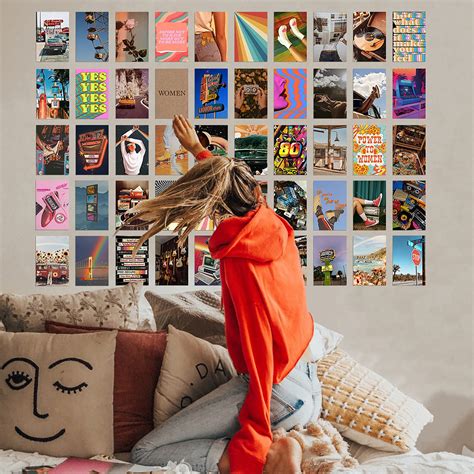 Buy Dalihebo Retro 80s Wall Collage Kit Aesthetic Pictures Aesthetic Room Decor Retro Room