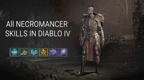 Diablo All Necromancer Skills Showcase Youtube