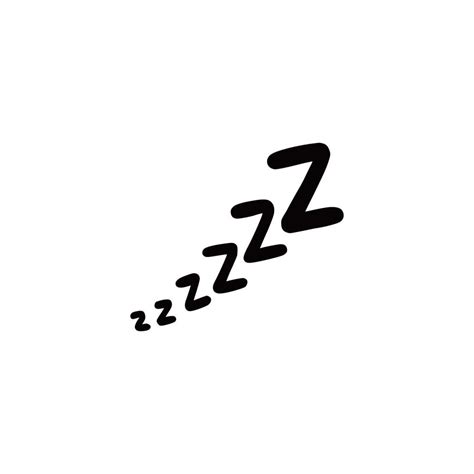 Dormir Zzzz Doodle Conjunto De S Mbolos Vector En Vecteezy