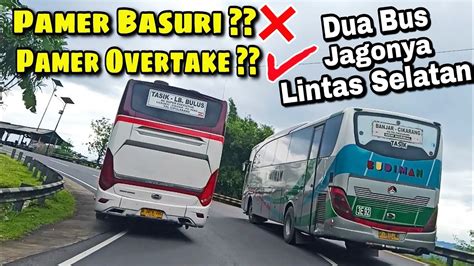 Tanpa Telolet Tetap Okee Aksi Duel Bus Tuan Rumah Lingkar Gentong