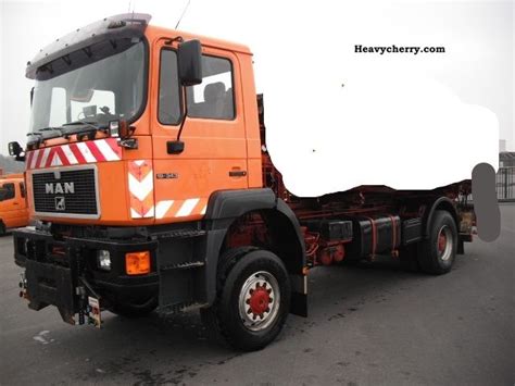 Man 19 343 4x4 Chassis 1996 Three Sided Tipper Truck Photo And Specs