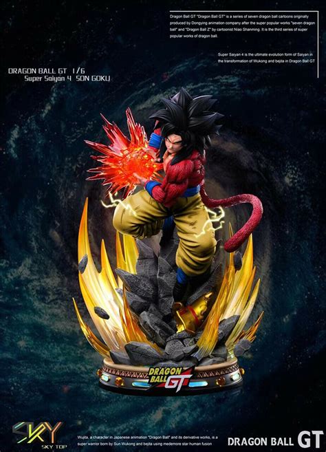 Dragon Ball Son Goku Super Saiyan Resin Statue Von Sky Top