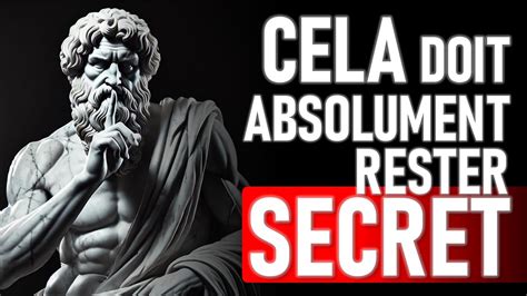 Voici Les Secrets Sto Ciens Sur Vous M Me Ne Jamais Divulguer Aux