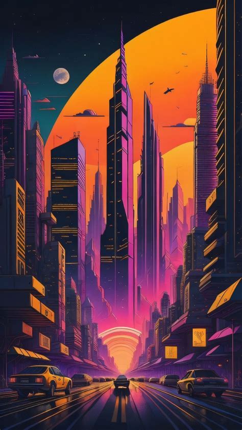 4k Synthwave Wallpaper Retro Vibes In Stunning High Definition в 2024