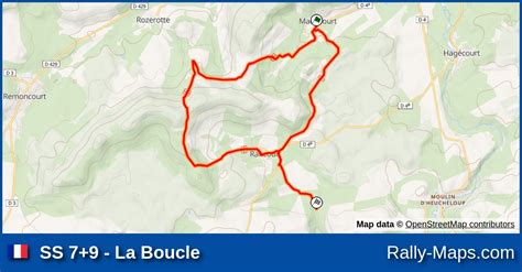 SS 7 9 La Boucle Stage Map Rallye De La Plaine 2021 Coupe