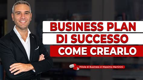 Come Creare Un Business Plan Di Successo Youtube