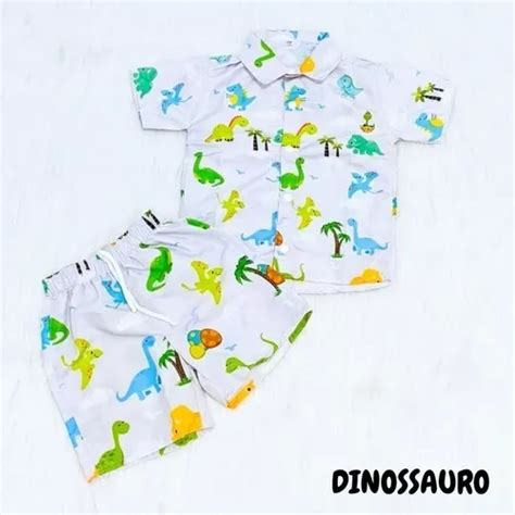 Roupa Mauricinho Conjunto Tem Tico Floral Infantil Menino