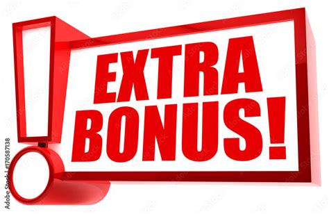 Extra Bonus Button Icon ilustración de Stock Adobe Stock