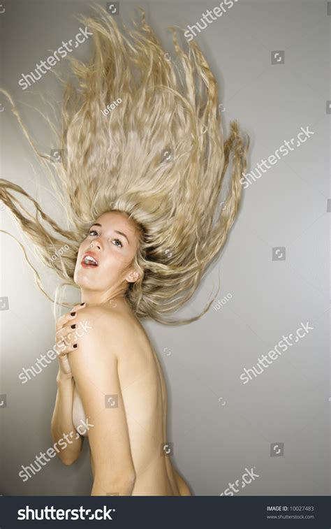 Sensual Caucasian Nude Woman Mouth Open Stock Photo 10027483 Shutterstock