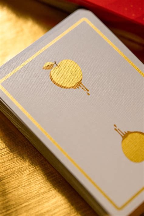 Slicer V2 Golden Apple Playing Cards Organic Playing Cards Riffle