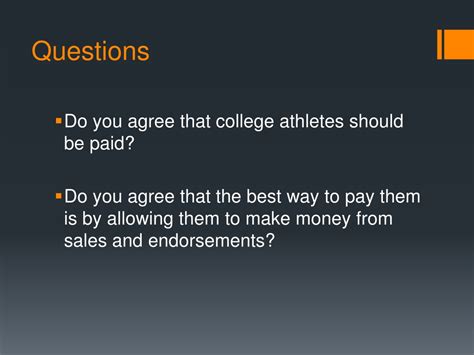 Ppt Why And How College Athletes Should Be Paid Powerpoint