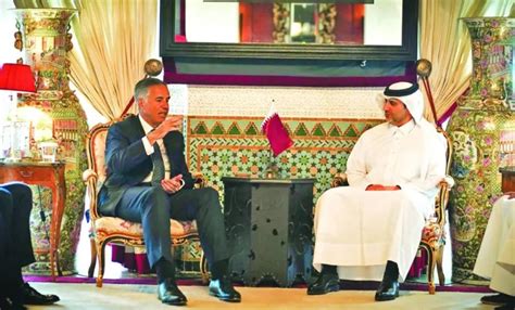 Qcb Governor Meets Senior Officials Of International Financial