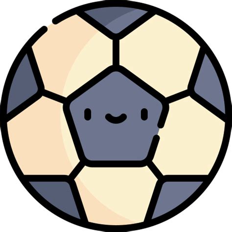 Soccer Kawaii Lineal Color Icon