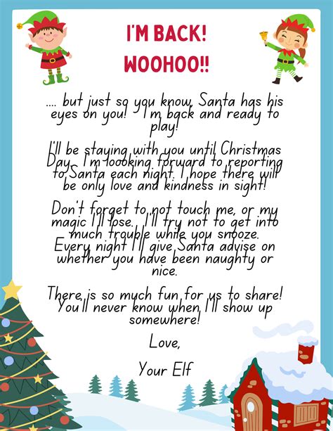 Free Printable Elf Arrival Letters Artofit