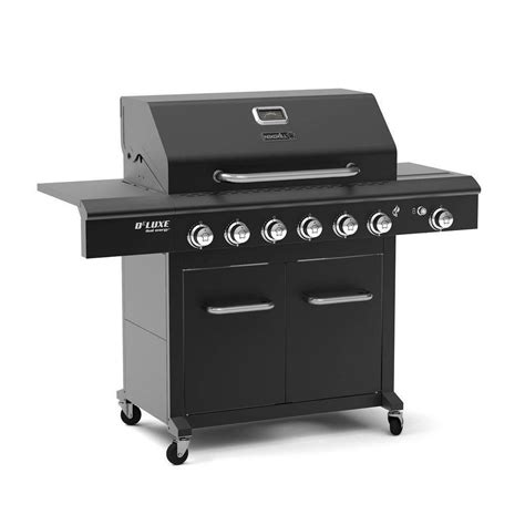 Nexgrill Deluxe Burner Propane Gas Grill In Black With Side Burner