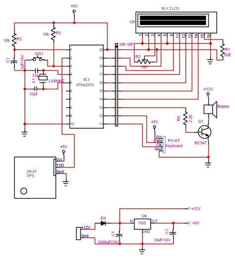 Gps Based Projects With Circuit Diagram