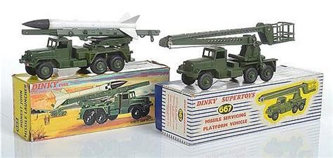 Dinky Military Vehicles Missile Platform And Launcher Branded