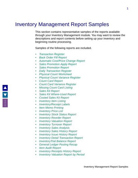 Pdf Inventory Management Report Samples Dokumen Tips