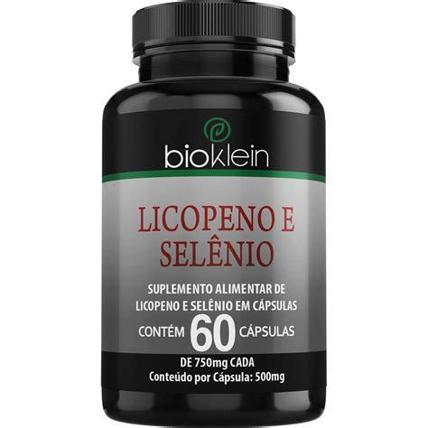 Licopeno Selênio 60 caps Bioklein Meu Mundo Fit