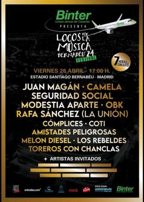 Locos Por La Música 2024 Cartel Entradas