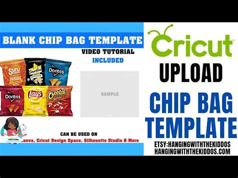 Free Chip Bag Template Cricut