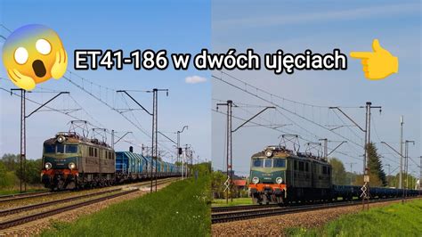 Zielony ET41 186 złapany w dwóch ujęciach YouTube